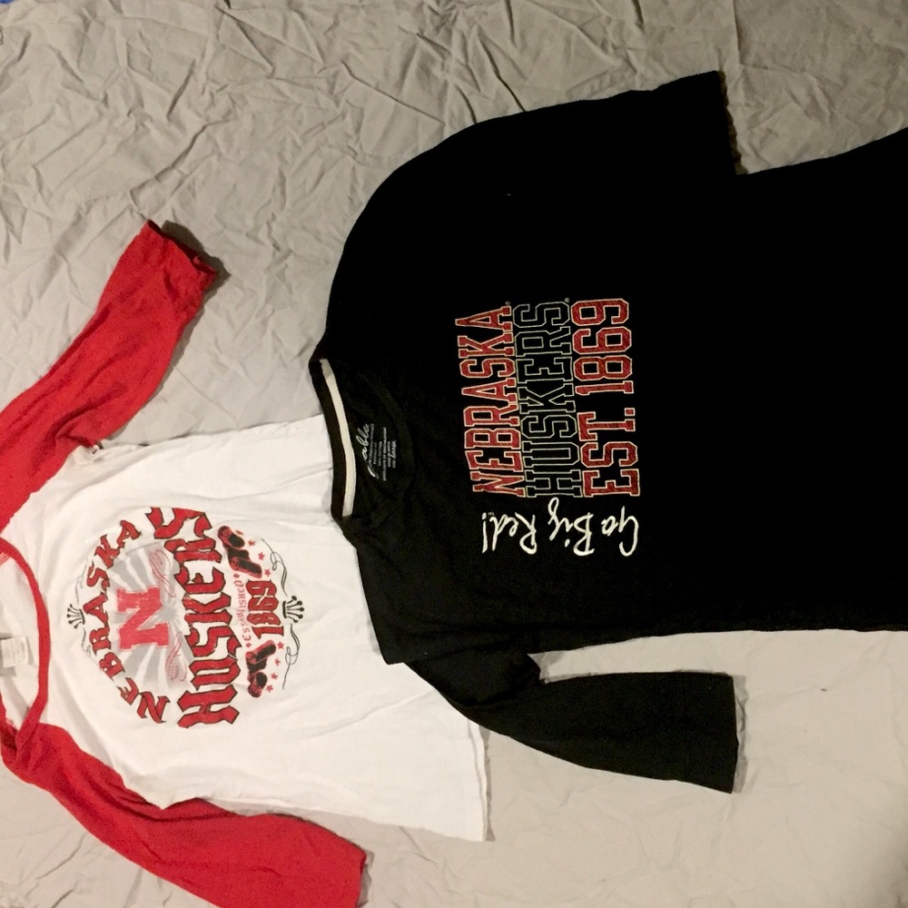 Bundle of 3/4 Husker Tees - Picture 3 of 9